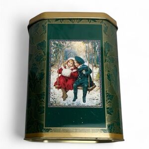 Victorian Collection With 14 Cards & 14 Envelopes Christmas Decorational Tin, UK